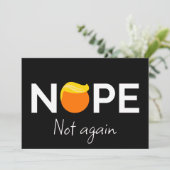 Invitation Anti-Trump - Non, pas encore moi (Debout devant)