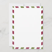 Invitation Antique Airmail Vérone Italie | Fête des mariées (Dos)