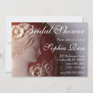 Invitation Antique Cameo