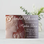 Invitation Antique Cameo (Debout devant)