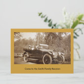 Invitation - Antique Car (Debout devant)