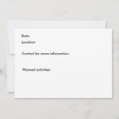 Invitation - Antique Car (Dos)