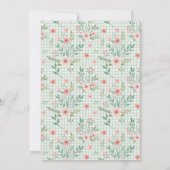 Invitation Antique Floral Scalloped Baby Shower (Dos)