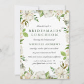 Invitation Antique Garden Chic Bridesmaitres Mariage de déjeu (Devant)