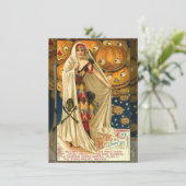 Invitation Antique Halloween Jack-o'-lantern Costume Femme (Debout devant)