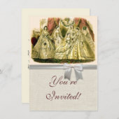 Invitation Antique Mariage (Devant / Derrière)