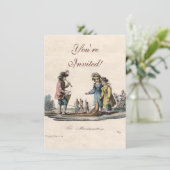 Invitation Antique Marionnette Enfants Spectacle Danse (Debout devant)
