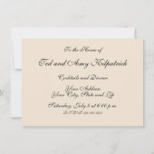 Invitation Antique Marionnette Enfants Spectacle Danse (Dos)