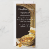 INVITATION ANTIQUE OVEN BAKERY PETIT-DÉJEUNER FÊTE (Dos)