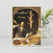 INVITATION ANTIQUE OVEN BAKERY PETIT-DÉJEUNER FÊTE (Debout devant)