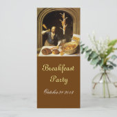 INVITATION ANTIQUE OVEN BAKERY PETIT-DÉJEUNER FÊTE (Debout devant)