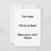 Invitation Antique Saint Valentin mignon coeur brisé sur le c (Dos)