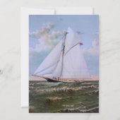 Invitation Antique voilier Slot Yacht Voilier Ocean (Dos)