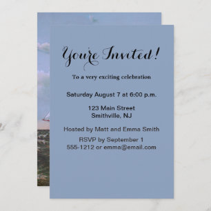 Invitation Antique voilier Slot Yacht Voilier Ocean