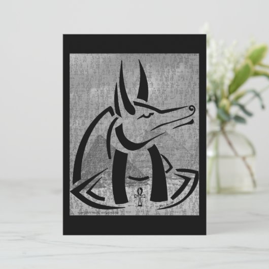 Invitation Anubis (Debout devant)