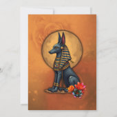 Invitation Anubis au clair de lune (Dos)