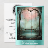 Invitation *~* AP51 Coeurs de Swing Romantiques Valentine Ser (Devant / Derrière)
