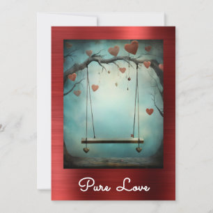 Invitation *~* AP51 Coeurs de Swing Romantiques Valentine Ser