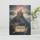 Invitation *~* AP88 Château de montagne Imaginaire médiéval A (Debout devant)