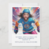 Invitation *~* AP94 k-22 do-it-yourself Jote Hockey Girl Anni (Dos)