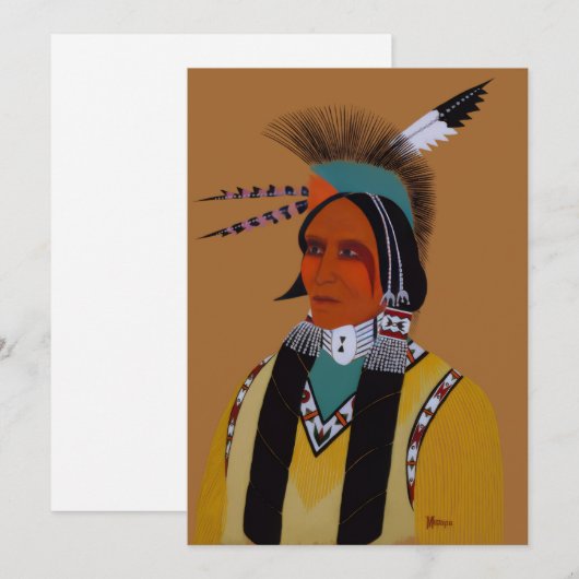 Invitation Apache Ben (Devant / Derrière)