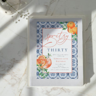 Invitation Aperol Spritz 30e anniversaire