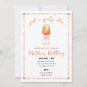 Invitation Aperol Spritz Anniversaire (Devant)