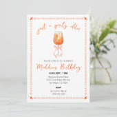 Invitation Aperol Spritz Anniversaire (Debout devant)