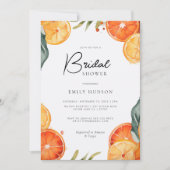 Invitation Aperol Spritz Aquarelle nuptiale de douche Invitat (Devant)