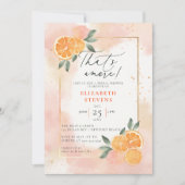 Invitation Aperol Spritz Oranges Été Plus Fête des mariées (Devant)