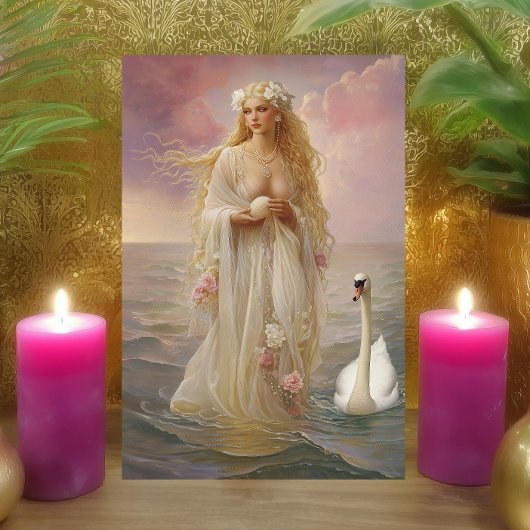 Invitation Aphrodite: Attract Love Meditation Altar Card