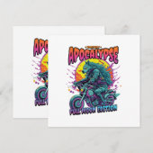 Invitation Apocalypse du loup-garou (Devant / Derrière)