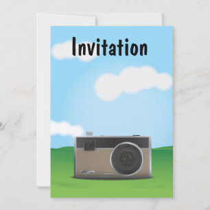 Invitation Appareil photo