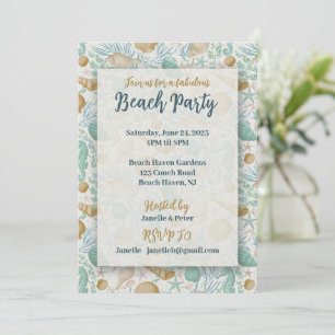 Invitation Appartement Summer Beach Party, Taille 