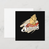 Invitation Appartiennent à Jésus-Christ Religion Dieu Foi Pri (Devant / Derrière)