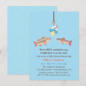 Invitation Appât à poisson mignon pour pêche à la basse et à (Devant / Derrière)