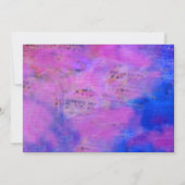 Invitation Appel à l'hébreu de l'Invitation Bat mitzvah de la (Dos)