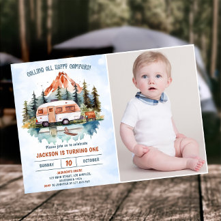 Invitation Appel à tous Campers 1er Anniversaire Camping Phot