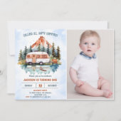 Invitation Appel à tous Campers 1er Anniversaire Camping Phot (Devant)