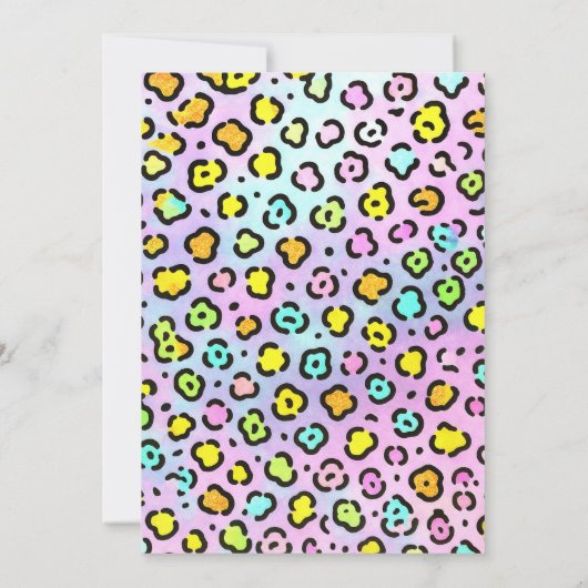 Invitation Appel à tous les animaux de fête - Jungle Safari A (Dos)