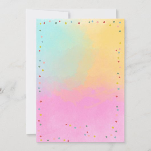 Invitation Appel à tous les animaux de fête Safari Jungle Ann (Dos)