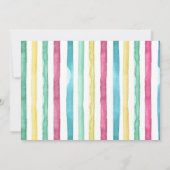 Invitation Appel à tous les animaux de fête Safari Jungle Ann (Dos)