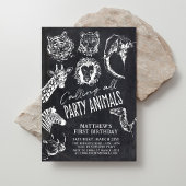 Invitation Appel à tous les animaux de fête Tableau de bord A