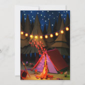 Invitation Appel à tous les Campers heureux sous les étoiles  (Dos)