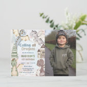 Invitation Appel à tous les dragons Aquarelle 1er Anniversair (Debout devant)