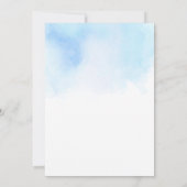 Invitation Appel à tous les dragons aquarelle fête d'annivers (Dos)