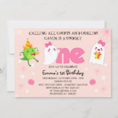 Invitation Appel à tous les fantômes et les gobelins premier  (Devant)