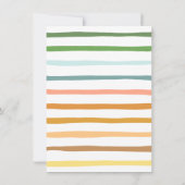 Invitation Appel à tous les fêtards | Anniversaire Safari Mod (Dos)