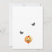 Invitation Appel à tous les monstres Enfants Halloween (Dos)