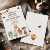 Invitation Appel à tous les monstres Enfants Halloween